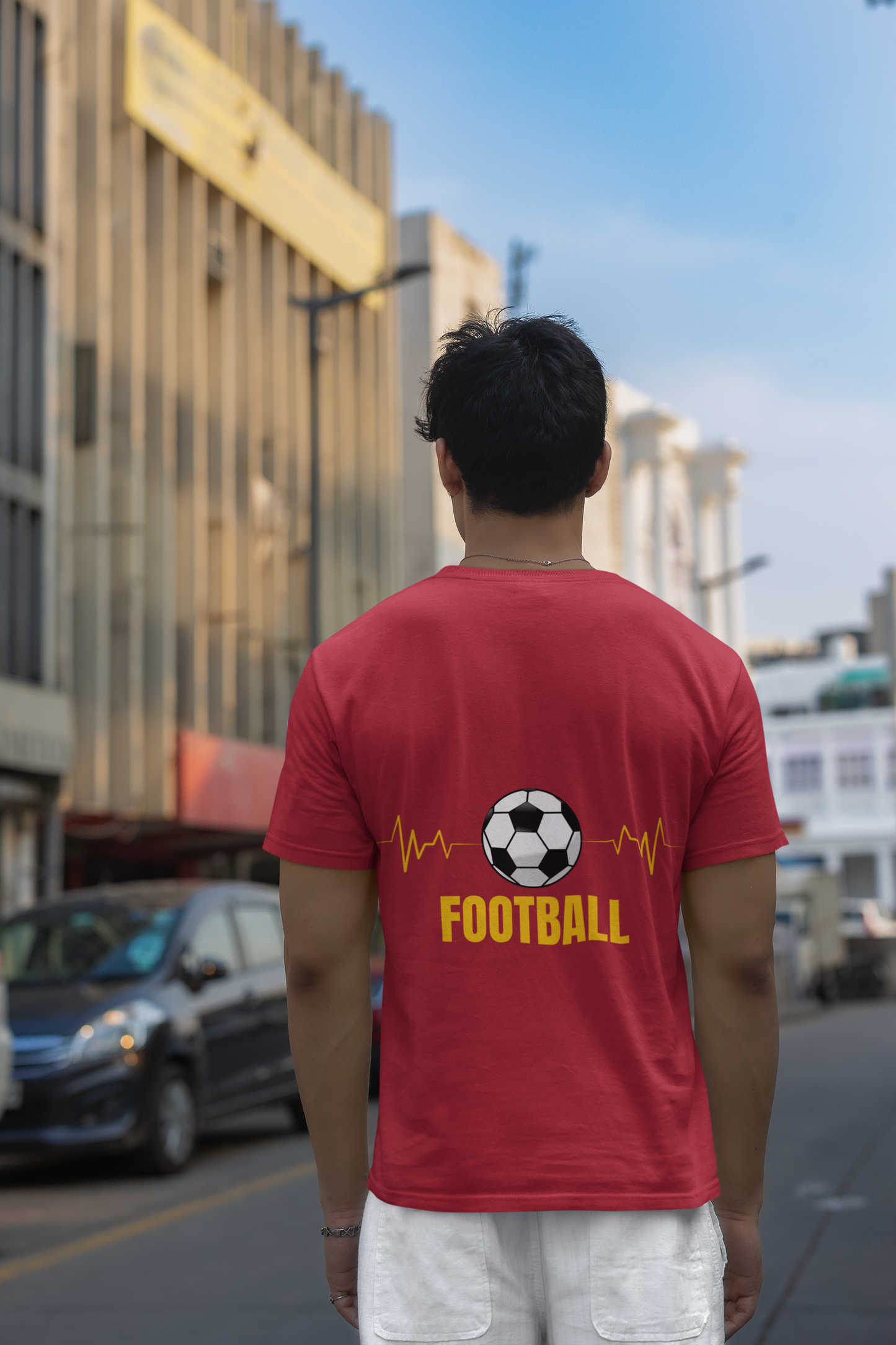 Heartbeat Football T shirt