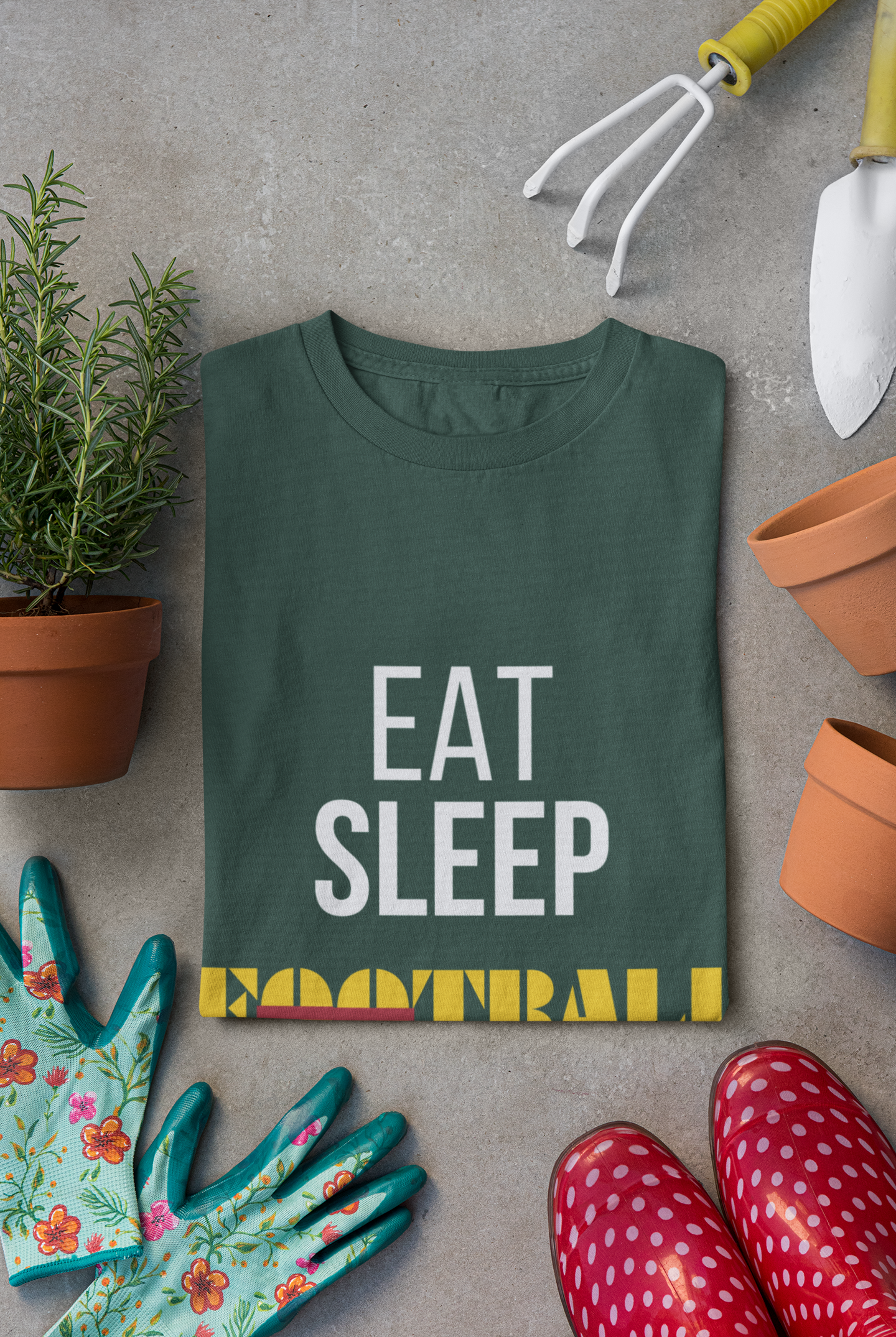 Eat Sleep Football Repeat T shirt