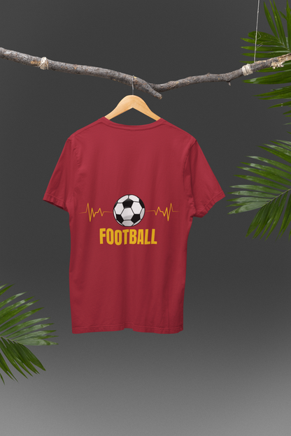 Heartbeat Football T shirt