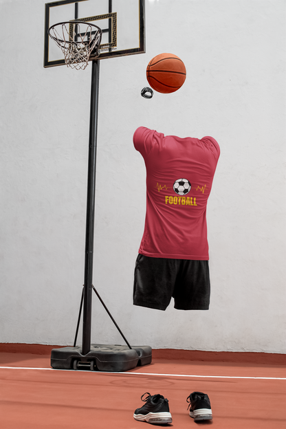 Heartbeat Football T shirt